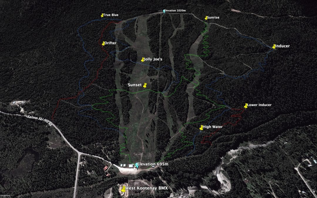 salmo ski hill map