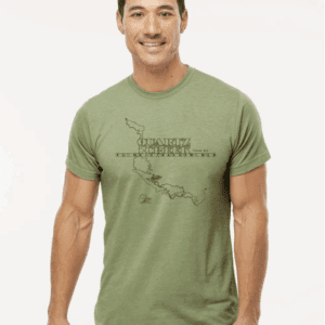 unisex green quarts t-shirt