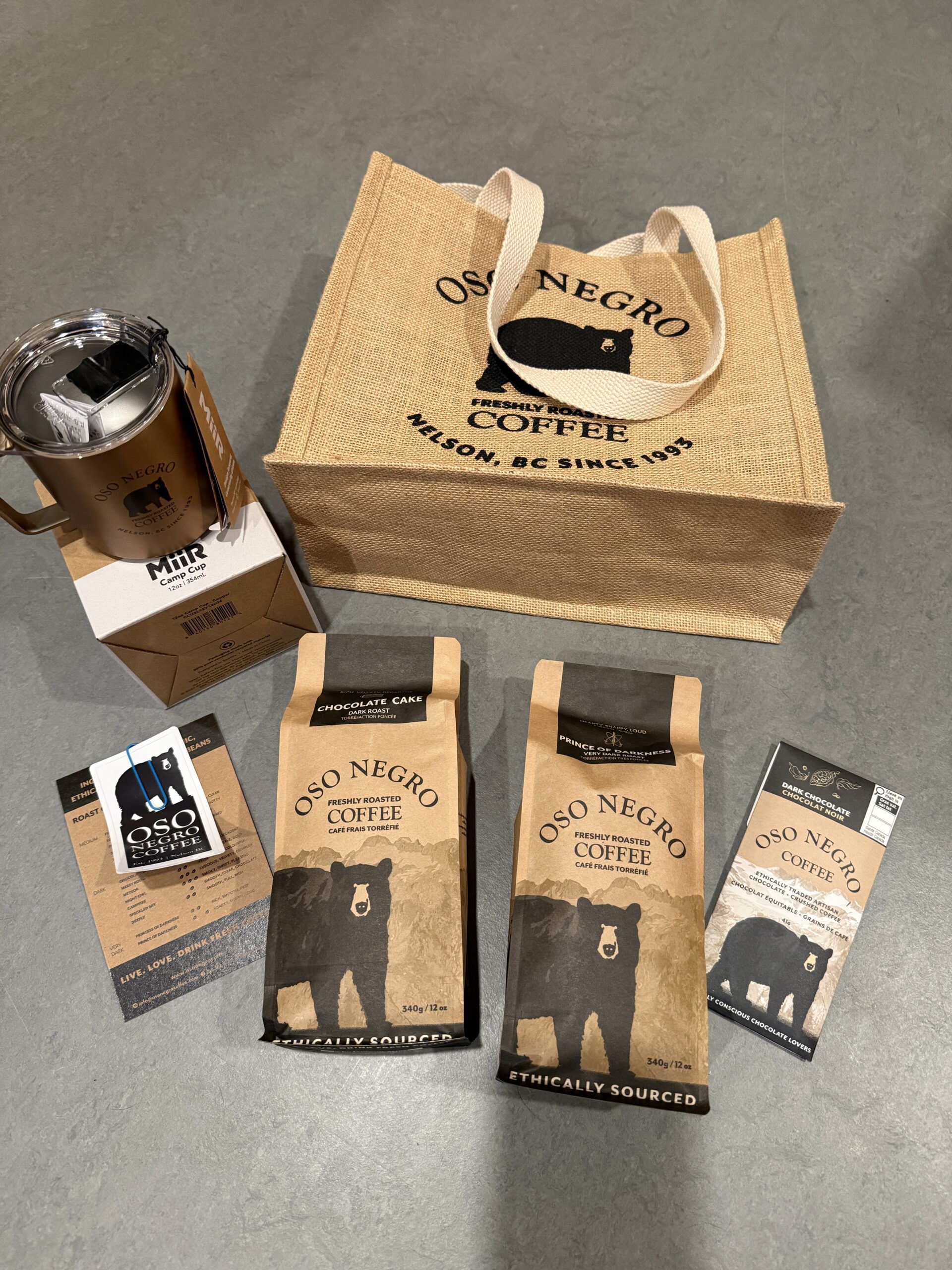 Oso Negro Gift Basket